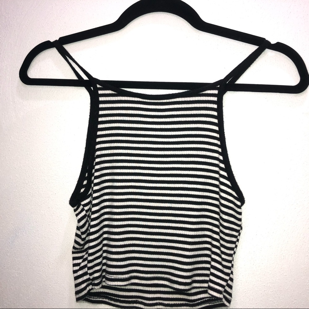 Striped crop top